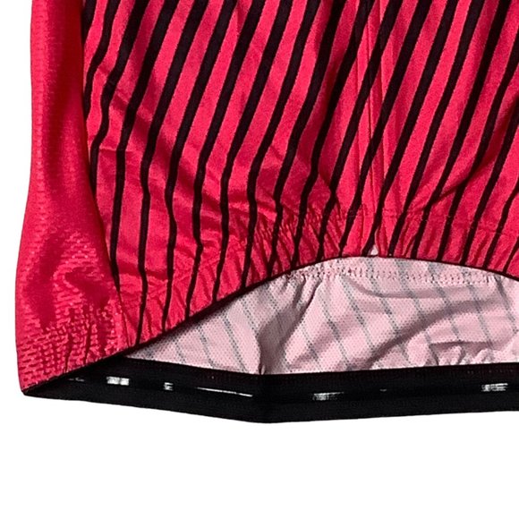 Cycle-Run Neon Biker Biking Jersey Shirt 1 Women XL Pink Bicycle Reflective NEW - Picture 4 of 13